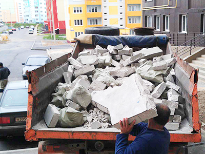 вывоз мусора город москва после стройки
